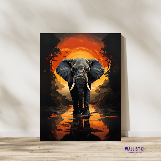 Majestic Elephant at Twilight