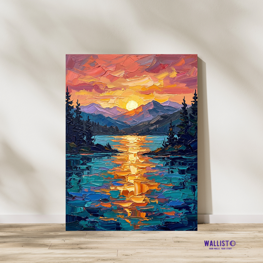 Radiant Sunset Reflection