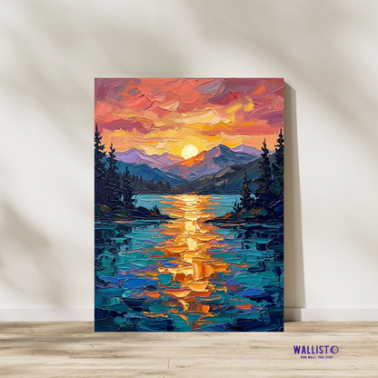 Radiant Sunset Reflection