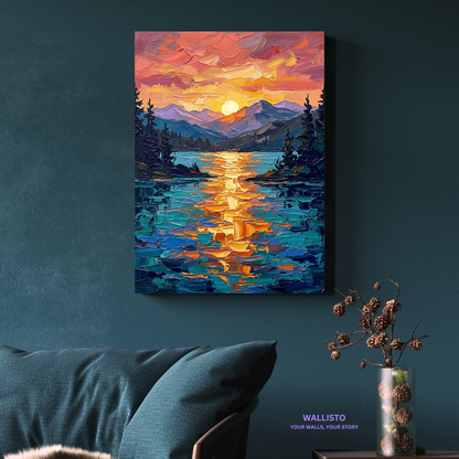 Radiant Sunset Reflection