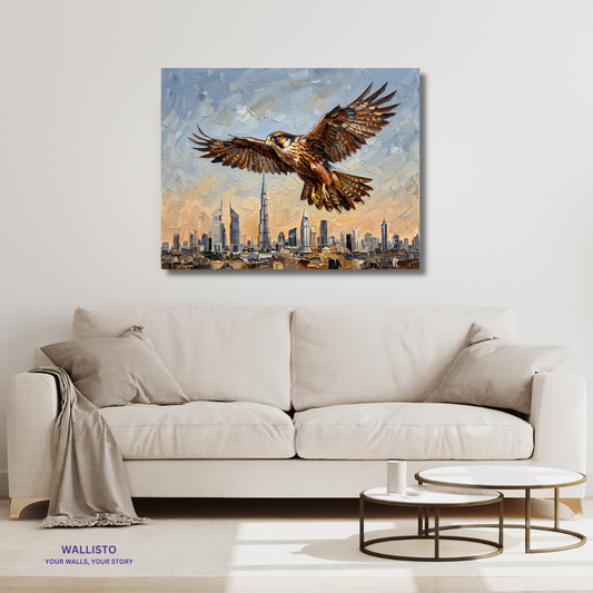 Falcon Over Dubai