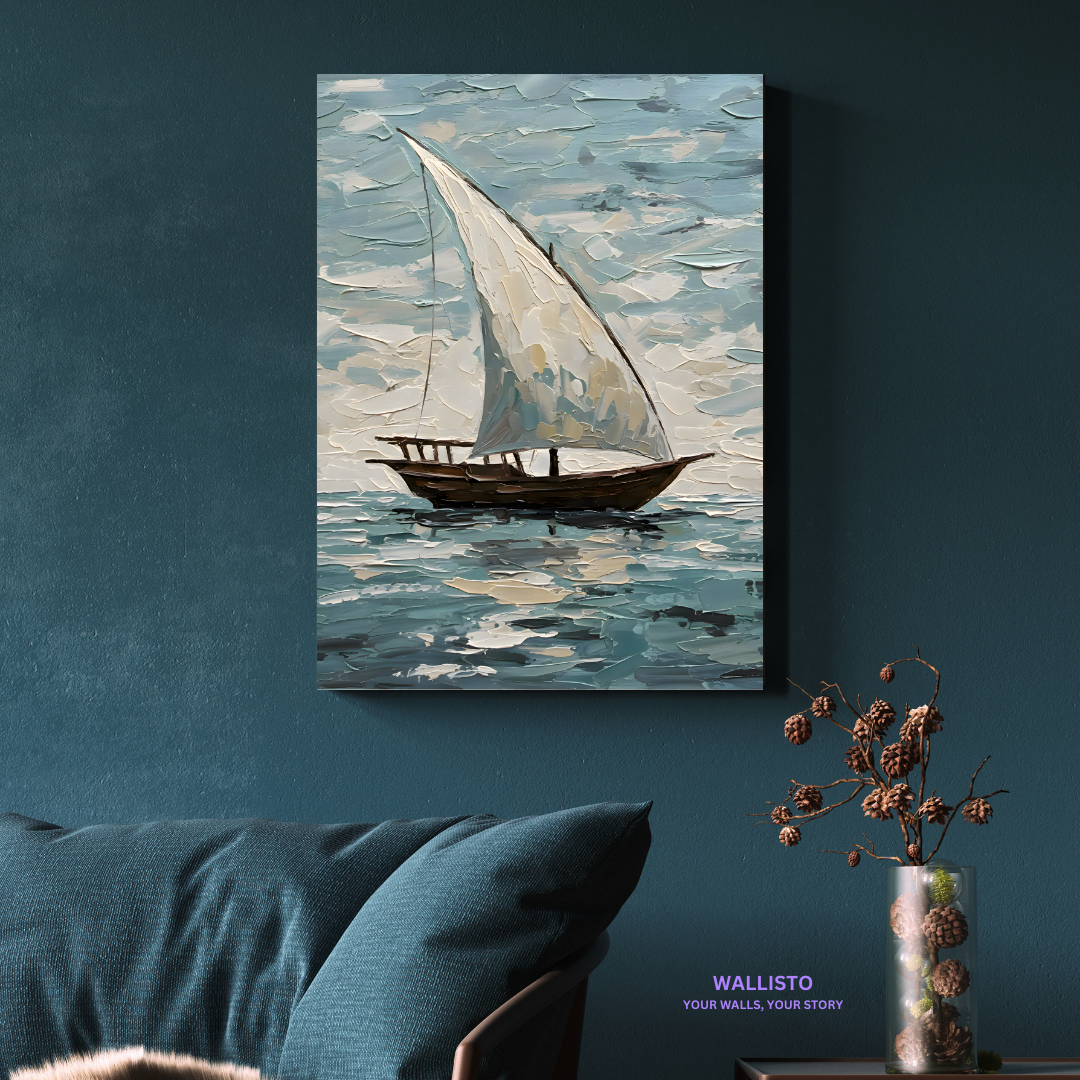 Single Dhow at Horizon