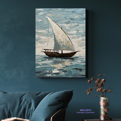 Single Dhow at Horizon