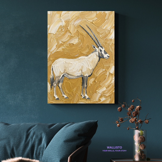 Arabian Oryx, Gilded Stillness