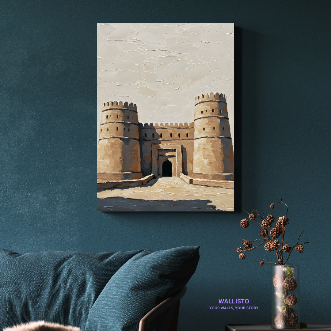 Desert Fort at Noon