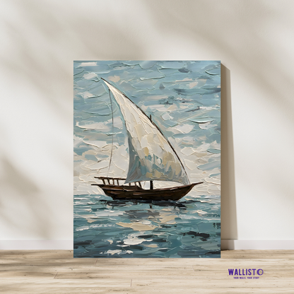 Single Dhow at Horizon