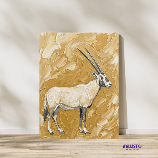 Arabian Oryx, Gilded Stillness