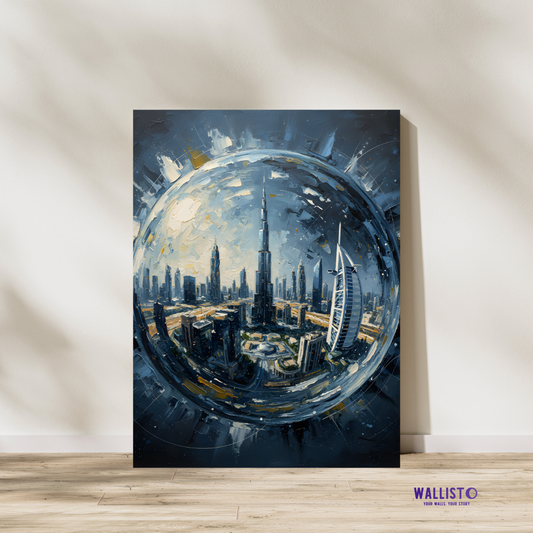 Dubai Skyline in Reflection