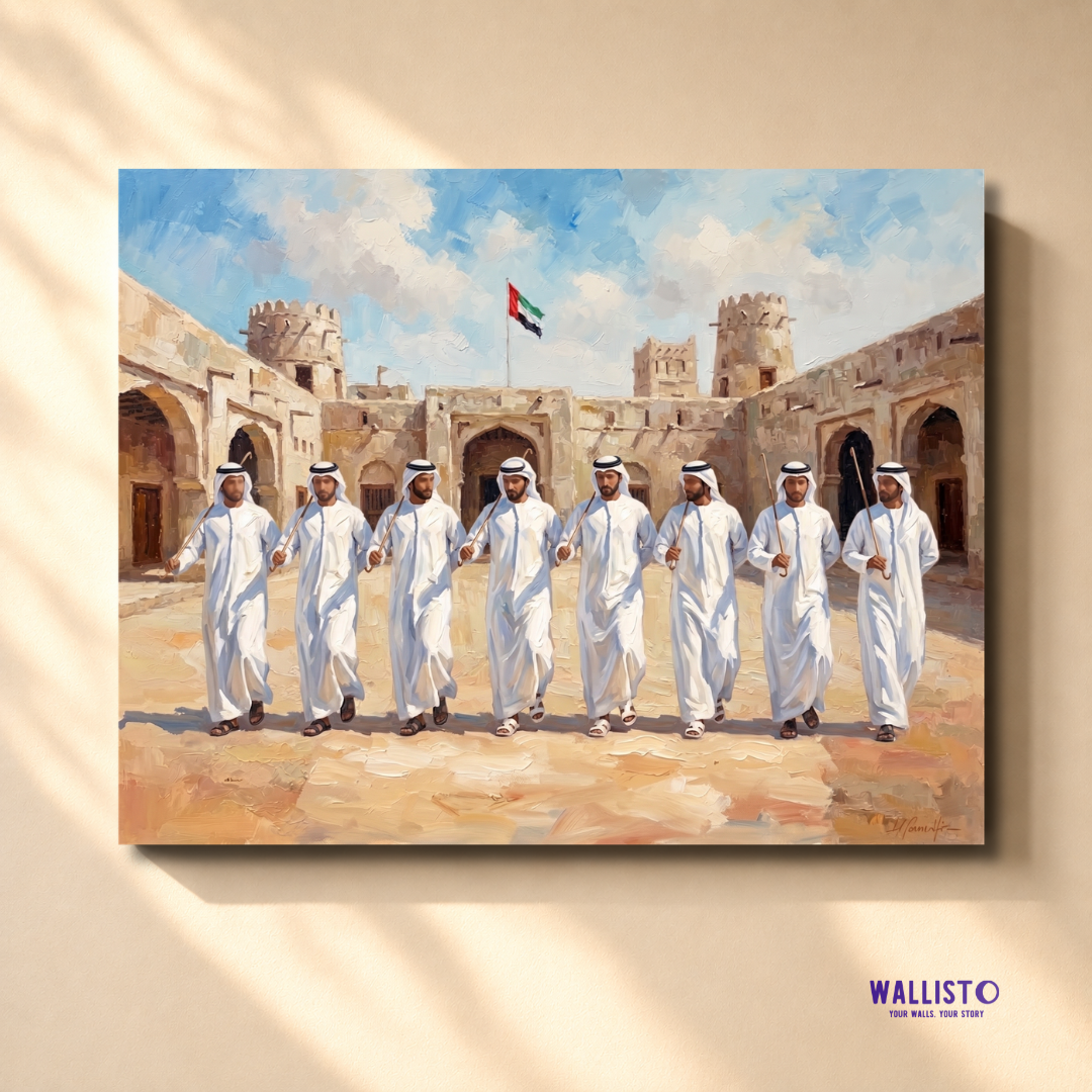 Traditional Emirati Formation