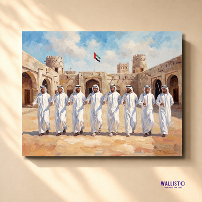 Traditional Emirati Formation