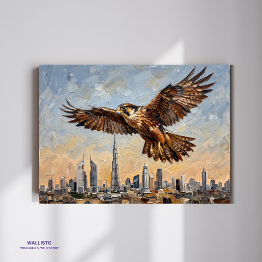 Falcon Over Dubai
